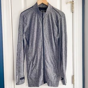 Orangetheory Fitness OTF Space Grey Zip Up Jacket Size XL
